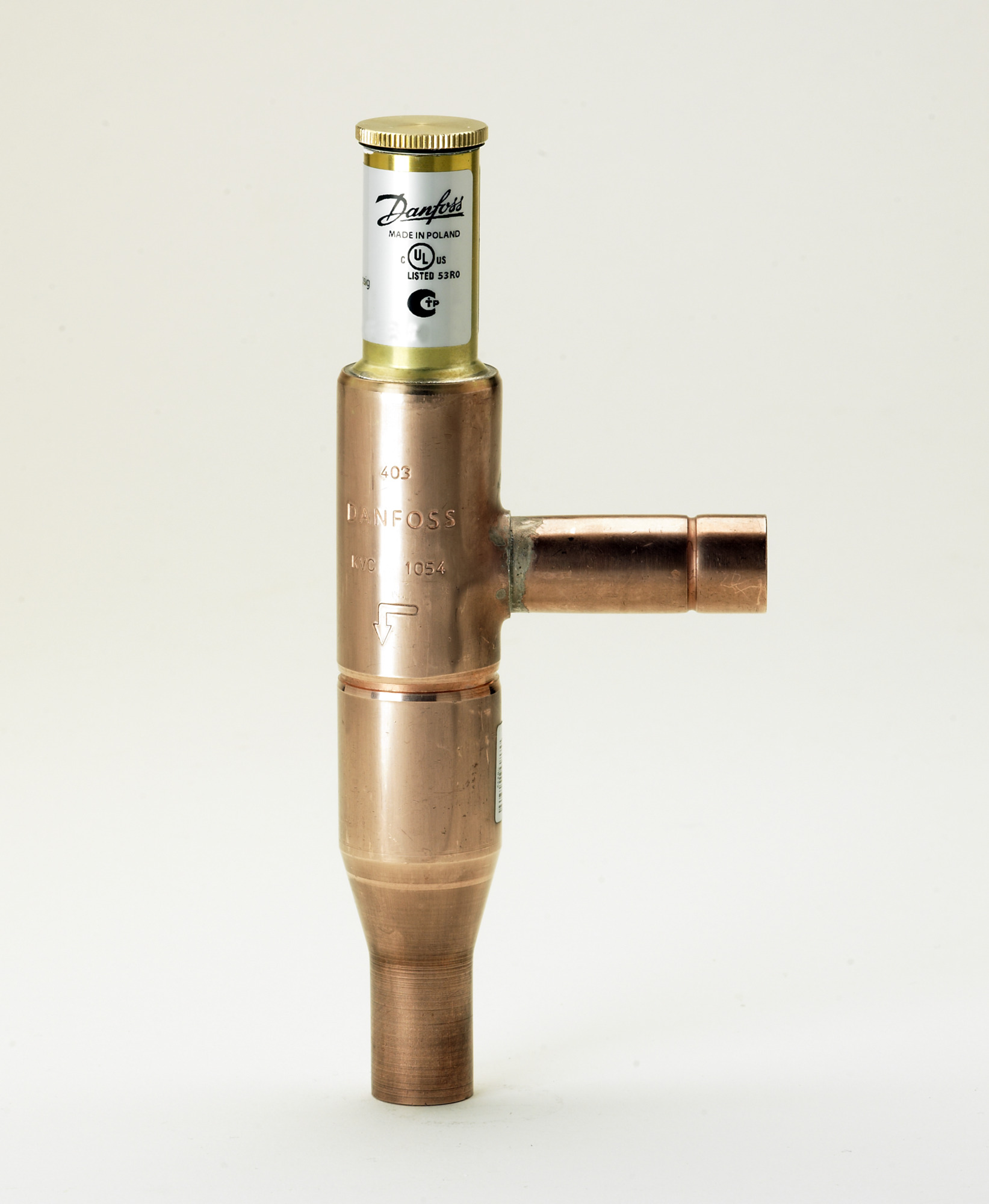 KVC ventil for varmgass kap.regulering