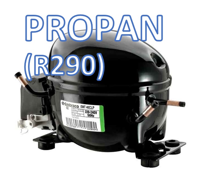 Embraco / Aspera kompressor for PROPAN (R290), kjøl